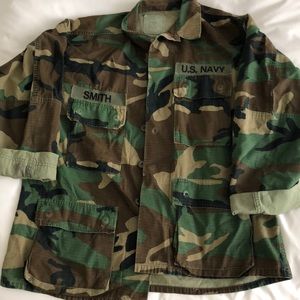 VINTAGE AUTHENTIC US Navy Army Style Jacket